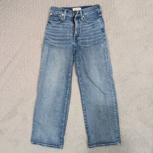 Madewell Women's Slim Wide Leg Crop Jeans